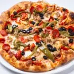 4 Staggioni Pizza at Nora's Italian Cuisine.