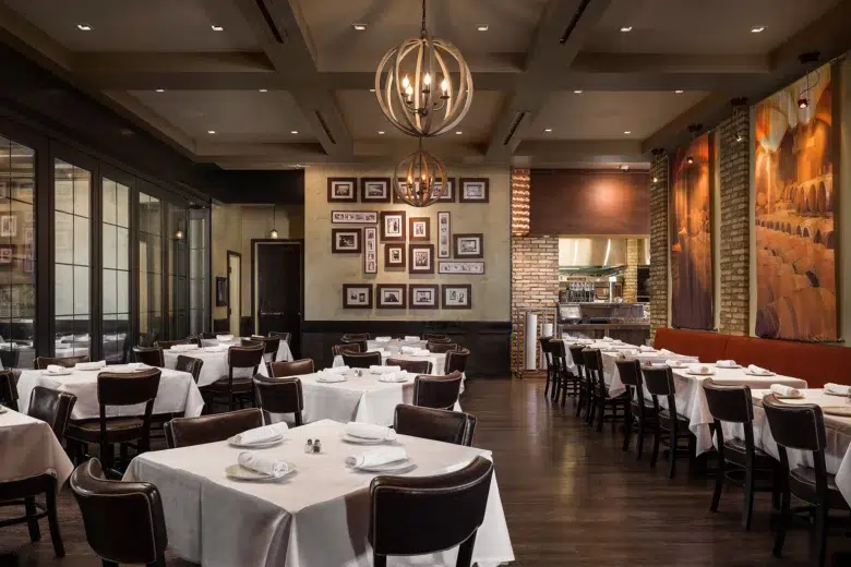 Our Dining Room - Nora's Cuisine is an Italian restaurant on Flamingo Road in Las Vegas, NV.